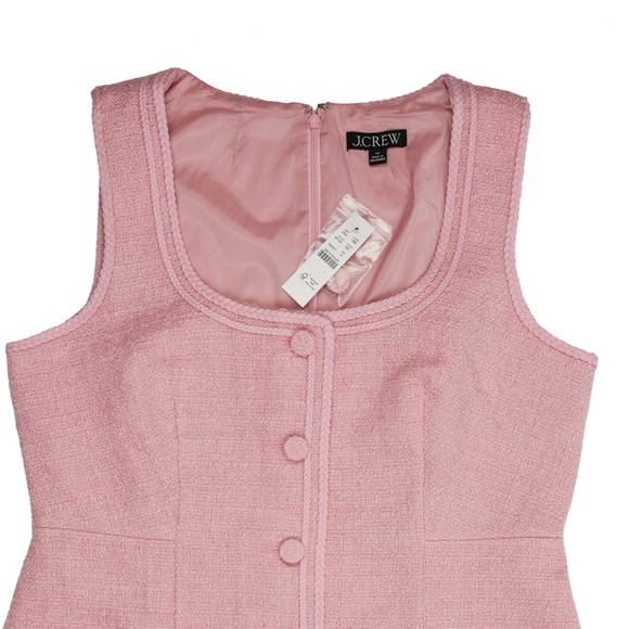 New JCREW $248 Size 14 Sophia Sleeveless Dress in Tweed BY797 - Picture 3 of 4